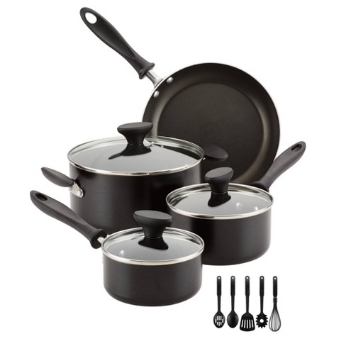 Farberware 12-Piece Stainless Steel Cookware Set