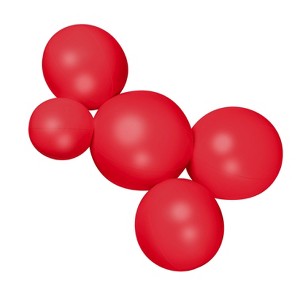 MINNIDIP Balloon Garland 5 Cluster in Red Satin - 1 of 4