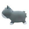 Pop It Up: Kidzzfarm Bouncing Horse: Junior - Grey - Inflatable Animal Hopper, Bouncing Toy & Air Pump, Indoor & Outdoor, Kids & Toddlers Ages 12mo+ - 3 of 4