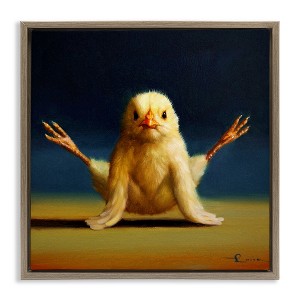 Stupell Industries Yoga Chicks Exercise Pose, 18" x 18" - 1 of 4
