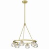 Crystorama Lighting Aragon 6 - Light Chandelier in  Soft Brass - 3 of 4
