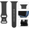 Worryfree Gadgets Silicone Sports Band for Apple Watch 42/44/45mm iWatch Band Series 8 7 6 5 4 3 2 1 & SE - 4 of 4