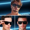 grinderPUNCH XL Polarized Oversized Sunglasses  Lightweight Men's Big Wide Head UV Protection for Sports, Driving, Fishing  Large Face Fit (Matte) - 2 of 4