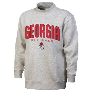 NCAA Georgia Bulldogs Women's Mock Neck Sweatshirt - 1 of 3