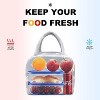 Insulated Lunch Bag Women Girls, Reusable Cute Tote Lunch Box for Adult & Men, Leakproof Cooler Lunch Bags for Work Office - 3 of 4