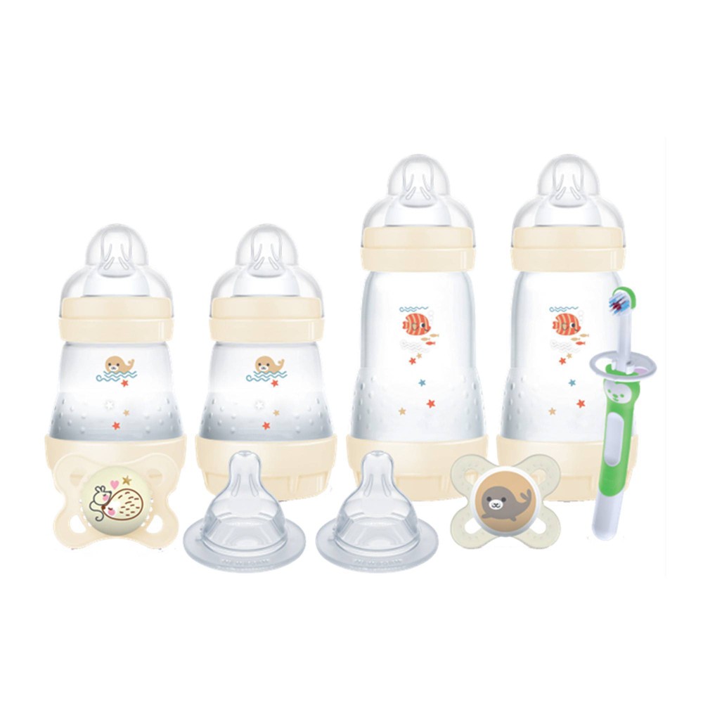 Photos - Baby Bottle / Sippy Cup MAM Welcome Home Baby Bottle Gift Set - 9ct 