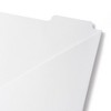 1 Pocket Signature Paper Folders - Russell+Hazel: White, 3 Hole Punched, Pronged, 25 Sheet Capacity, 5 Pack - 4 of 4