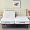 Aoibox Waterproof Split King Mattress Protector for Adjustable Beds Soft Bamboo Viscose Terry Surface Deep Pocket 2 Pack - 3 of 4