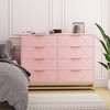 Whizmax 8 Drawers Dresser for Bedroom, Wide Wood Chest of Drawers, Storage Dressers Organizer for Bedroom, Living Room, Hallway - 2 of 4