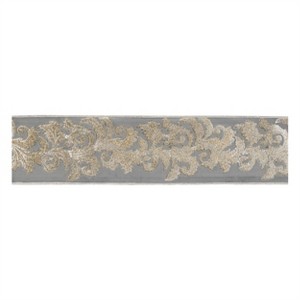 Embroidered Damask Wired Ribbon 4" x 5 Yds. - 1 of 1