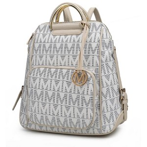 MKF Collection Cora Milan M Signature Trendy Travel Backpack by Mia K - 1 of 4