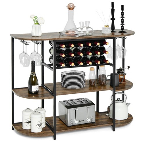 Glass bar rack hot sale