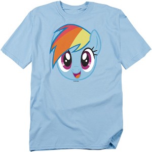 Men's My Little Pony Rainbow Dash Head T-Shirt - 1 of 4