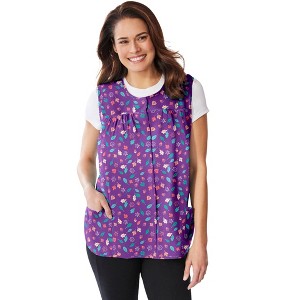 Only Necessities Plus Size Snap-Front Apron - 1 of 4
