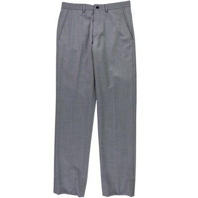 Armani Mens Heathered Dress Pants Slacks, Blue, 30W x 31L