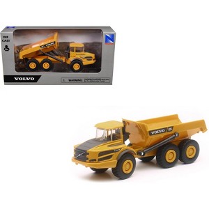 Volvo A25G Dump Truck Yellow Diecast Model by New Ray - 1 of 4