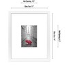 Americanflat 11x14 Picture Frame in White - Displays 5x7 With Mat and 11x14 Without Mat - Composite Wood with Shatter Resistant Glass - 2 of 4