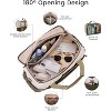 Water-Resistant Weekender Duffle Bag for Women, Carry-On Overnight Travel Bag with Wet Pocket, Large Gym Tote in Gree - 3 of 4