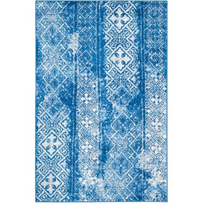 silver/blue