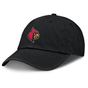 NCAA Louisville Cardinals Unstructured Black Tonal Cotton Hat - 1 of 4
