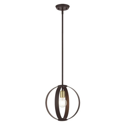 Livex Lighting Modesto 1 - Light Pendant in  Bronze