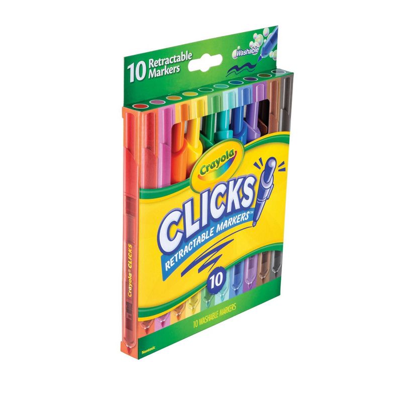 Crayola 10ct Clicks Retractable Markers, 4 of 8
