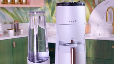 Matte White Smart Drip Coffee Maker with Thermal Carafe