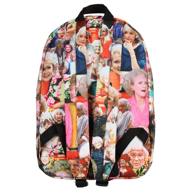 The Golden Girls Expressions Photo Collage Sublimated Laptop Backpack School Bag Multicoloured, 2 of 4