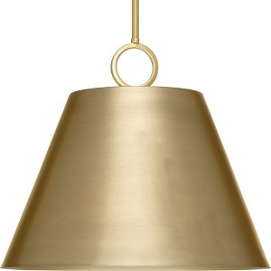 Progress Lighting Parkhurst 3-Light Dome Pendant, Brushed Bronze, Gold-Finished Interior, Ideal for New Traditional, Modern Farmhouse, Transitional - 1 of 1