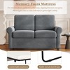 57.4" Pull Out Sofa Bed Sleeper Sofa Bed With Premium Twin Size Mattress Pad 2-in-1 Pull Out Couch Bed With 2 USB Ports - 3 of 4