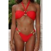 Moda Minx Iconic Isle 'Red' Hatiya Halter Bandeau Bikini Top - 4 of 4