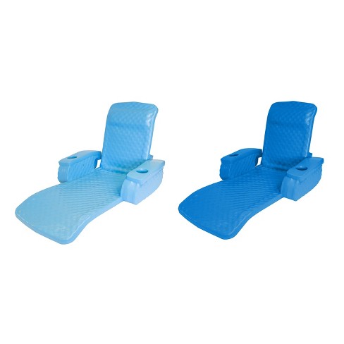 TRC Recreation Sunsation Foam Lounger Pool Floats, Bahama Blue & Tropical  Teal