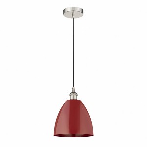 Plymouth Dome - 1 Light Cord Hung Mini Pendant In Industrial Style-12.88 Inches Tall and 9 Inches Wide - 1 of 1