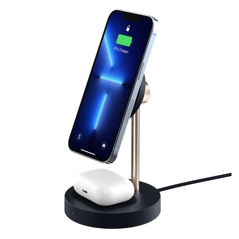 Belkin Boostcharge Pro 15w 3-in-1 Wireless Charger With Magsafe : Target