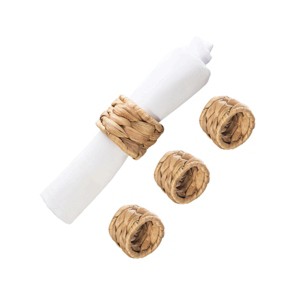 C&F Home Calming Seas Sea Grass Napkin Rings Set of 4 - 1 of 4