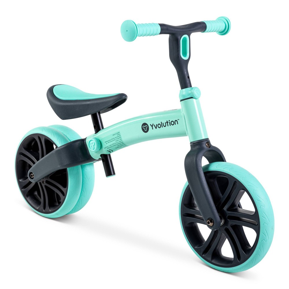 Yvolution Velo Junior Refreshed 9" Kids' Balance Bike - Green