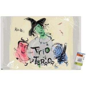 Trends International Disney Tim Burton's The Nightmare Before Christmas - Ink Trio Terror Unframed Wall Poster Prints - 1 of 4