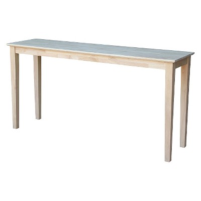 Shaker Table Unfinished - International Concepts