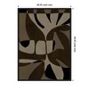Kate and Laurel Contour 2 Framed Canvas Wall Art by Shatha Al Dafai 28 x 38 Sylvie Black, Modern, Abstract Art for Wall Decor, Living Room, Bedroom - 4 of 4