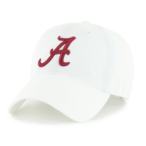 NCAA Alabama Crimson Tide White Clean Up Hat - 1 of 2