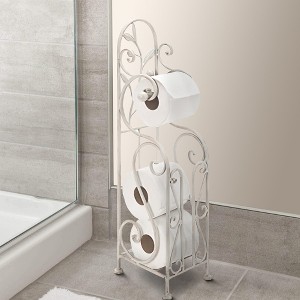 Royal Hampton Classic Free standing Metal Toilet Paper Holder - 1 of 4