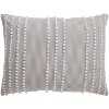 Queen Winston Comforter 100% Cotton Tufted Chenille Comforter Set Taupe - Better Trends - 4 of 4