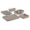 Cuisinart Chef's Classic 6 Cup Non-Stick Champagne Color Jumbo Muffin Pan - AMB-6JMPCH: Carbon Steel, Dishwasher-Safe - 3 of 3