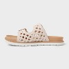 Kids' Brooklyn Crochet Footbed Sandals - Cat & Jack™ Blush - 2 of 4
