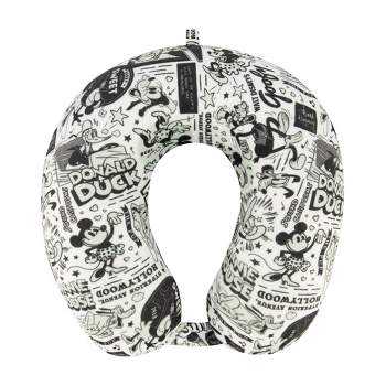 DISNEY 100 all Characters all over print travel Neck Pillow with Memory foam