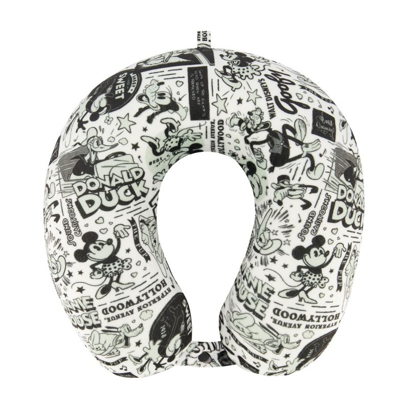 DISNEY 100 all Characters all over print travel Neck Pillow with Memory foam, 1 of 5