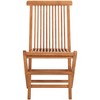 Holly Solid Teak Folding Chair Indoor/Outdoor (Set Of 2) - PAT6503 - Natural - Safavieh - 2 of 4