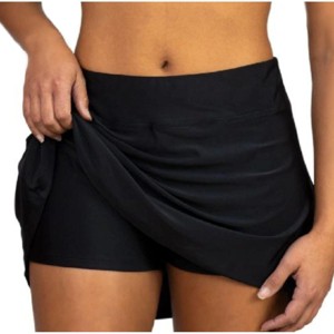 Heat Swimwear Missy Skirted Swim Skort Skirt with Boyshort, 1 Piece - 1 of 3