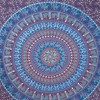 HomeRoots 92" X 84" Sky Blue And Purple Mandala Cotton Hanging Tapestry - 4 of 4