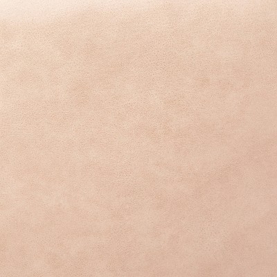 Light Brown Faux Leather Wingback Accent Chair with Wooden Legs
